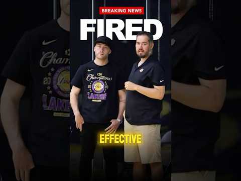 Breaking: Joey and Jesse Buss FIRED from Lakers front office. Lakers #LakeShow #LakersNation #NBA